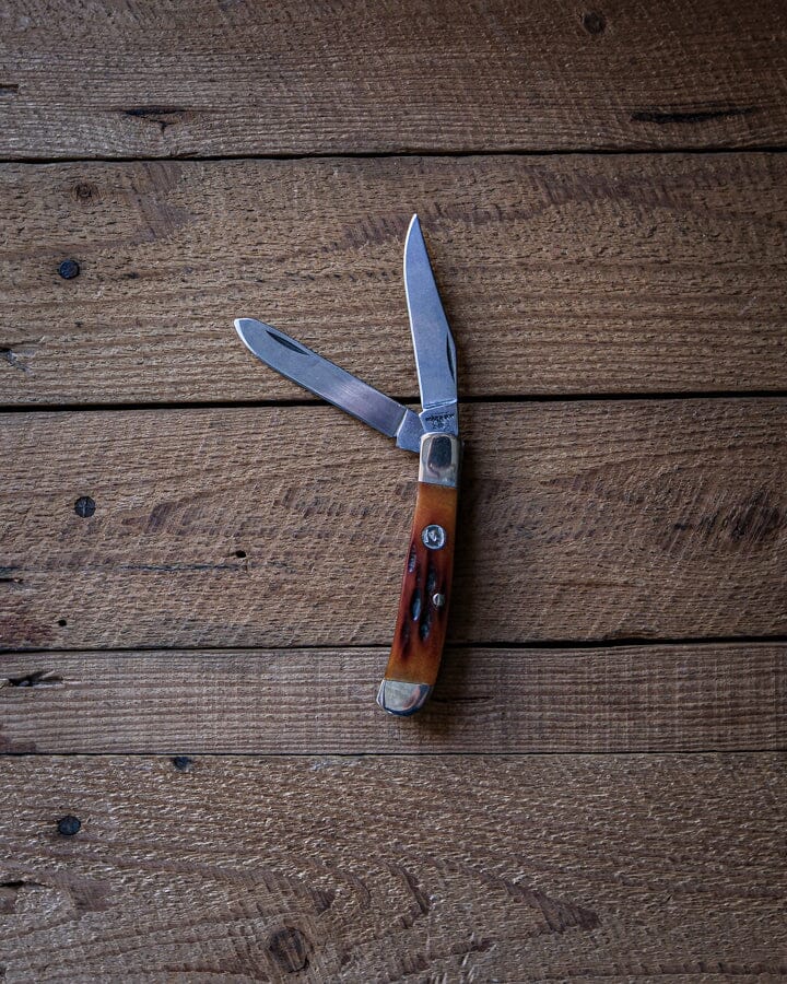 Mini Stag Trapper Knife Bradley Mountain 