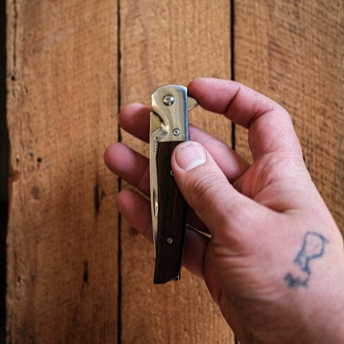 Rancher Linerlock Knife - Cocobolo Bradley Mountain 