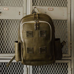 Leather Rover Backpack - Olive Bag Bradley Mountain 