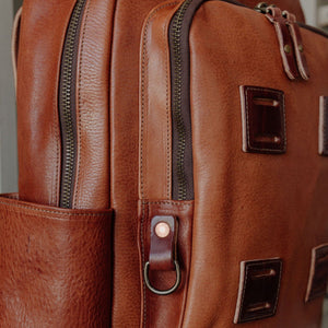 Leather Rover Backpack - Brown Bag Bradley Mountain 