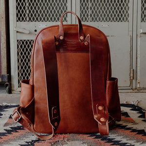 Leather Rover Backpack - Russet Bag Bradley Mountain 