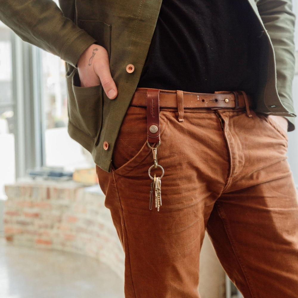 
            
                Load image into Gallery viewer, Belt-Key Lanyard - Brown Bradley Mountain 
            
        