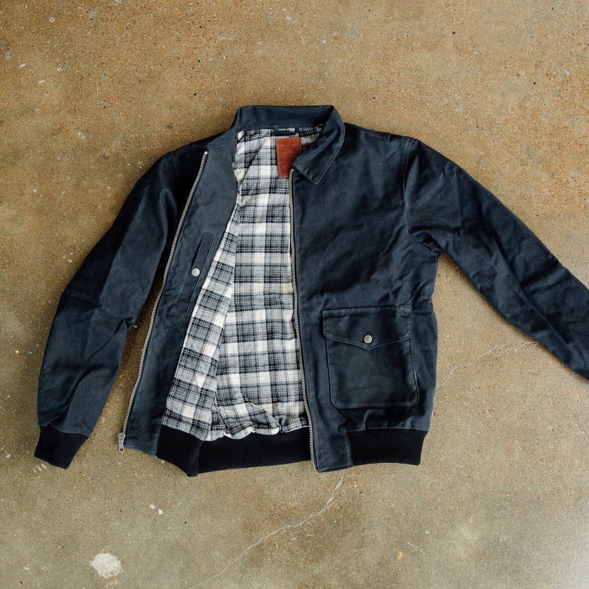 G-1 Waxed Bomber - Black – Bradley Mountain