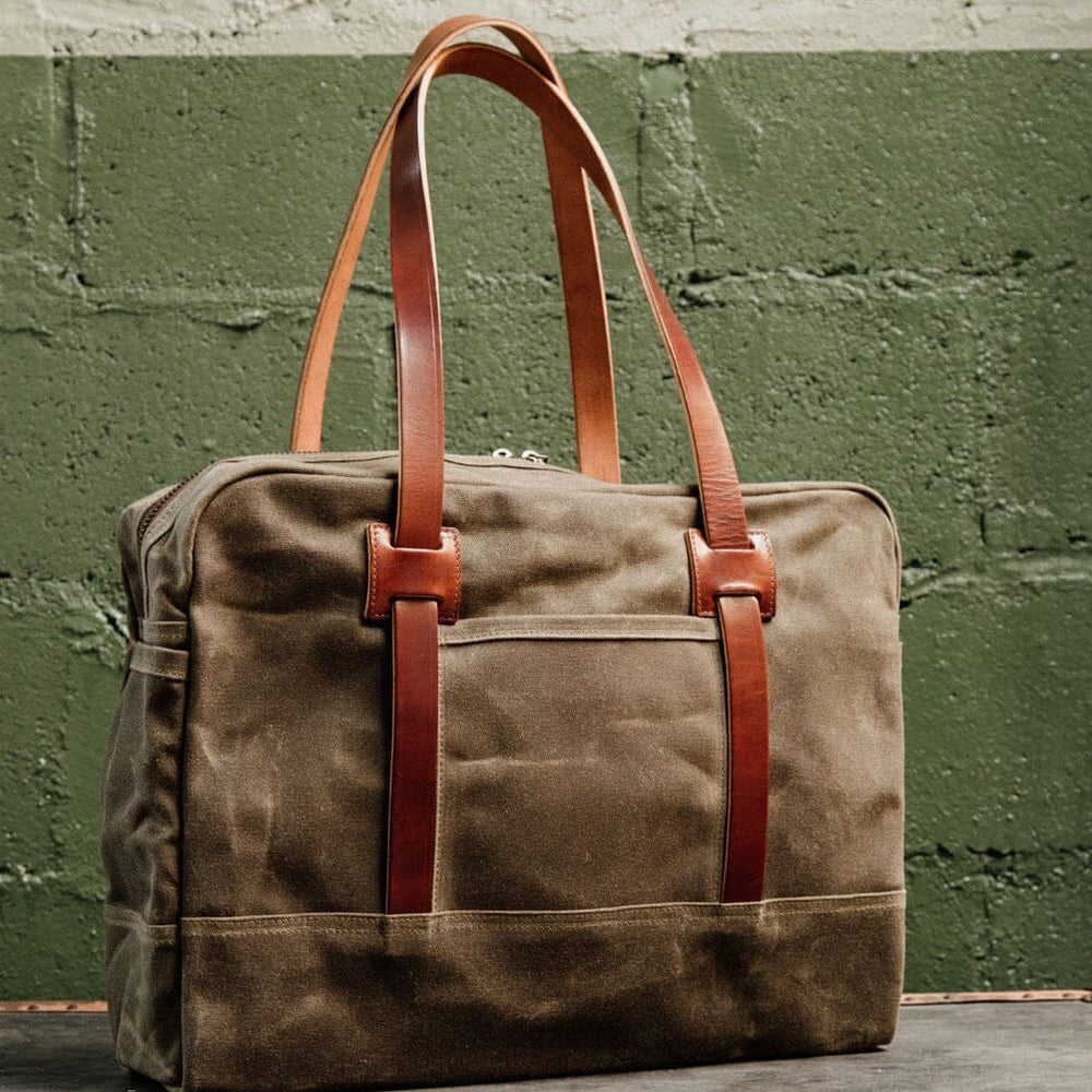 Lander Zipper Tote - Field Tan