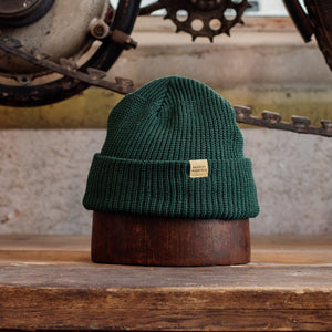 Cotton Watch Cap - Evergreen Bradley Mountain 