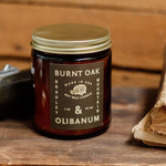 Burnt Oak & Olibanum Candle Bradley Mountain 