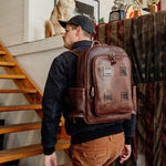 Leather Rover Backpack - Walnut Bag Bradley Mountain 