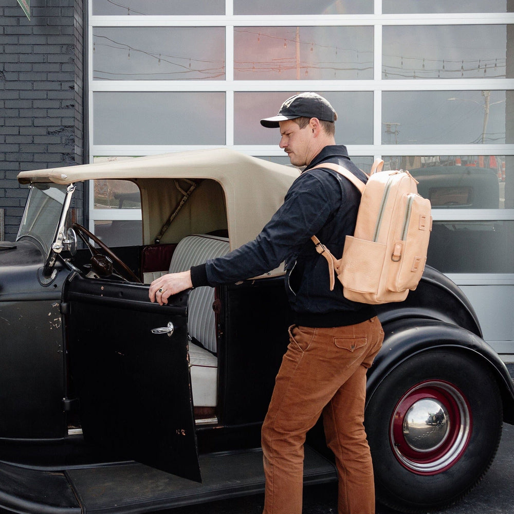 Leather Rover Backpack - Russet Bag Bradley Mountain 