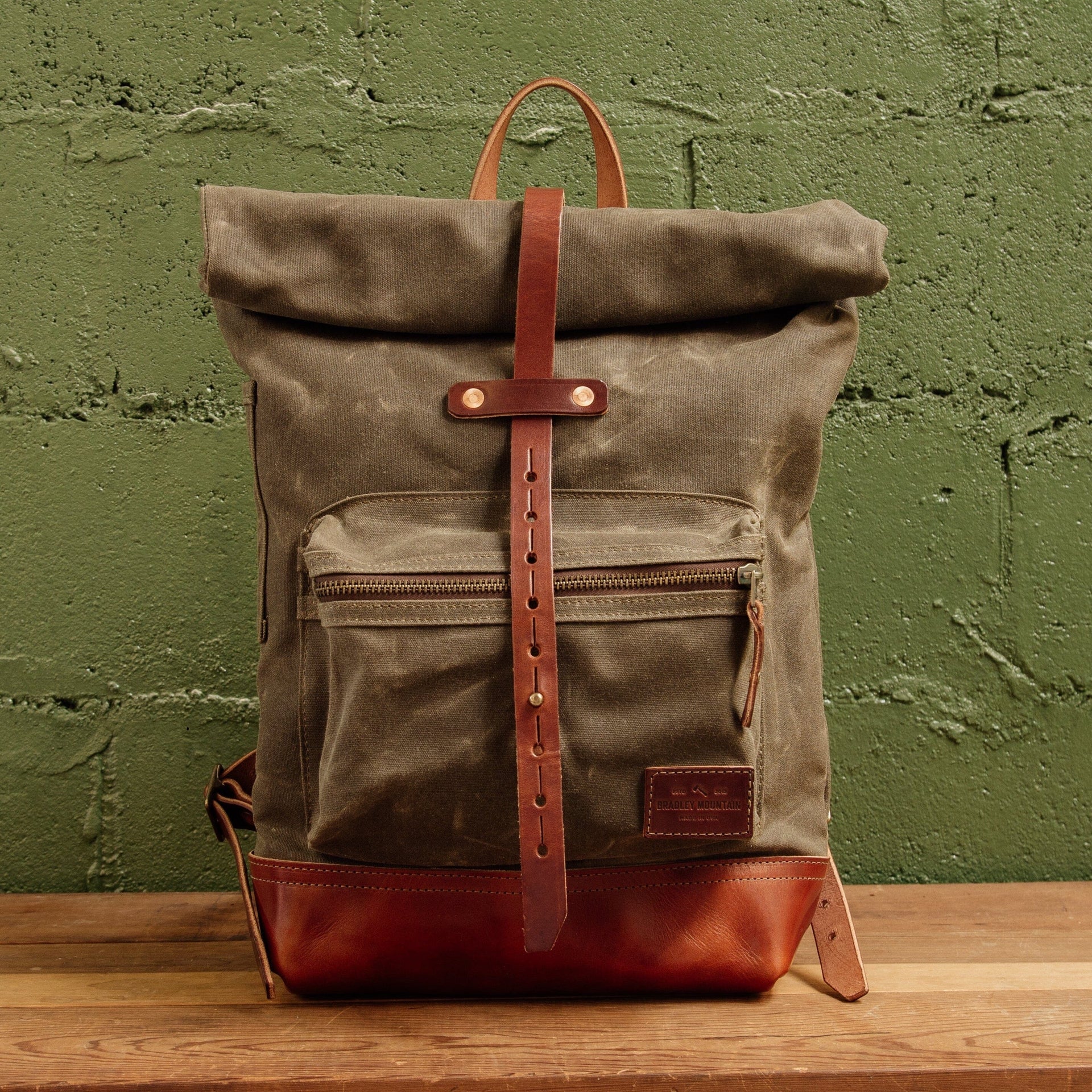 bradley backpack leather The Biographer Style:1/4