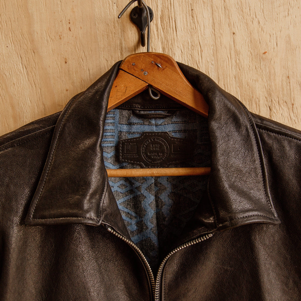 
            
                Load image into Gallery viewer, G-1 Leather Bomber - Black Bradley Mountain 
            
        