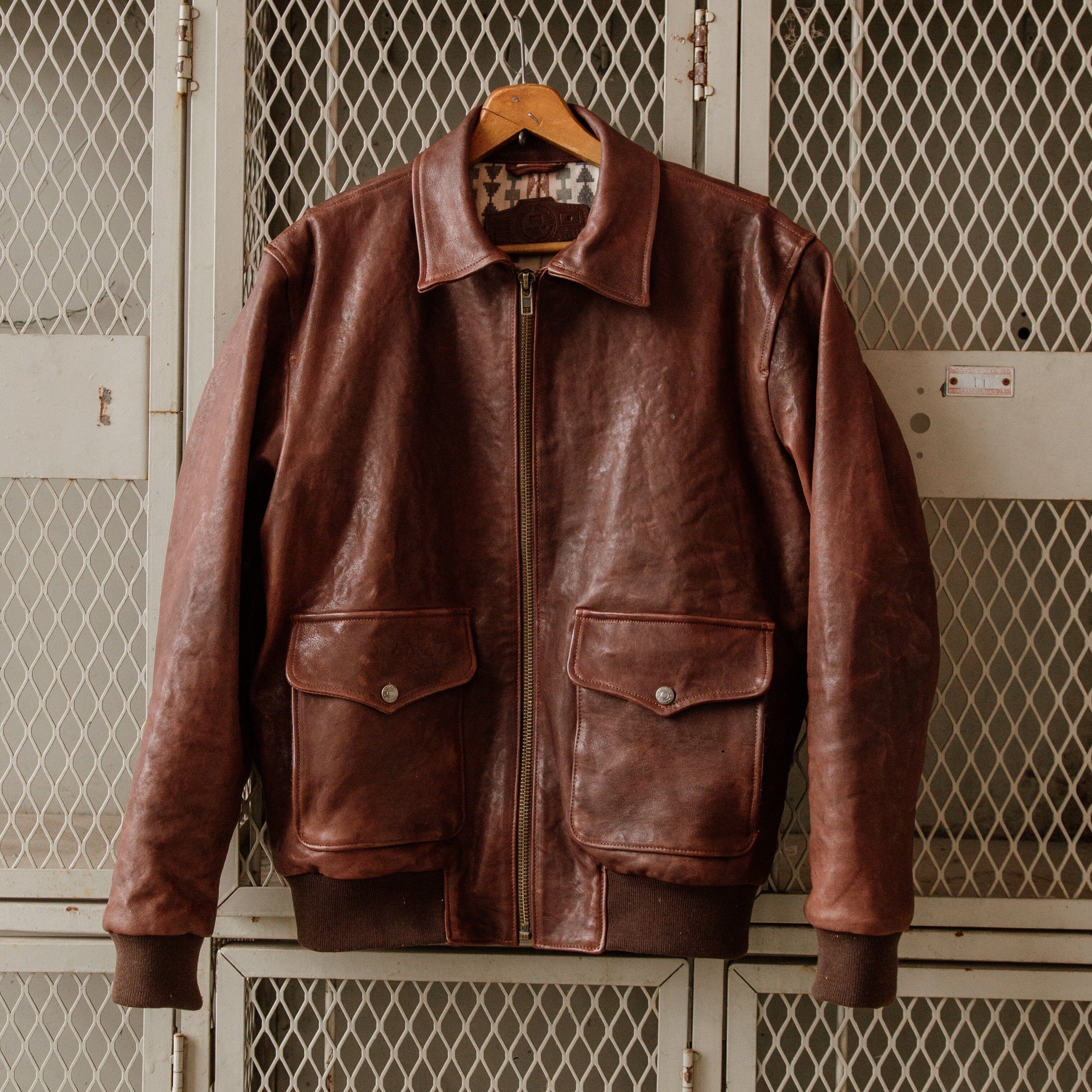 G-1 Leather Bomber - Cognac – Bradley Mountain