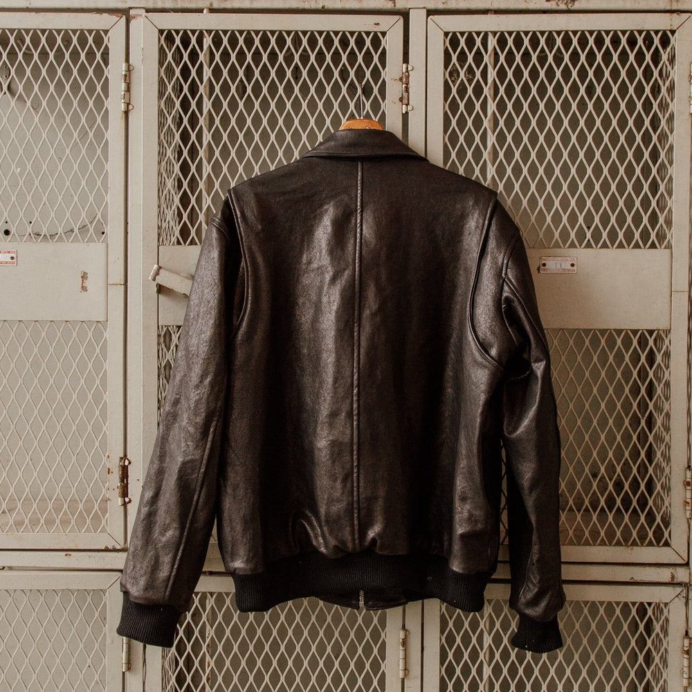 G-1 Leather Bomber - Black Bradley Mountain 