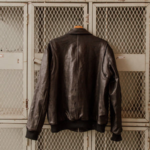 G-1 Leather Bomber - Black Bradley Mountain 