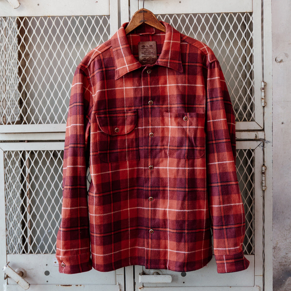 
            
                Load image into Gallery viewer, Flannel Workshirt - Cardinal Bradley Mountain 
            
        