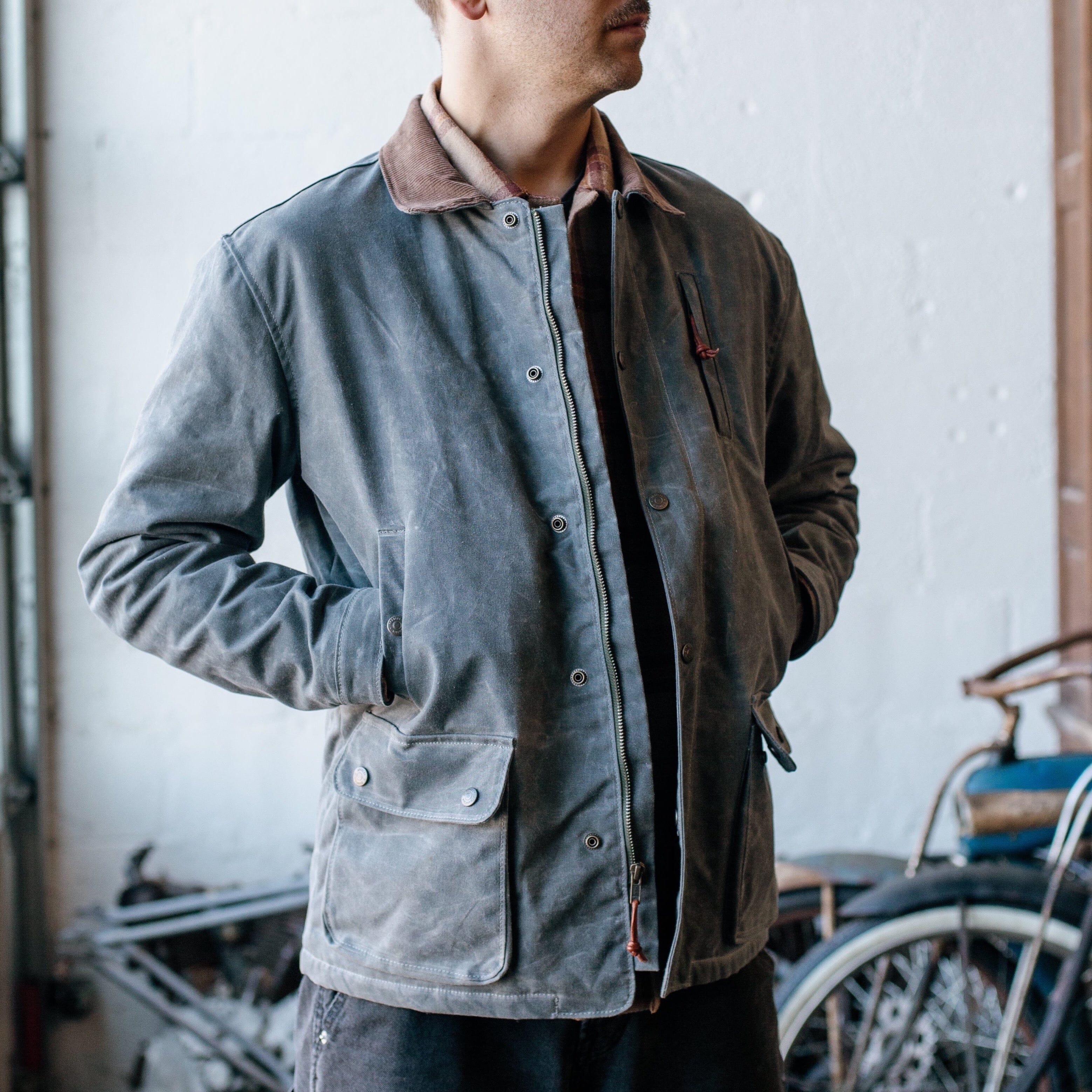 Field Jacket - Charcoal – Bradley Mountain