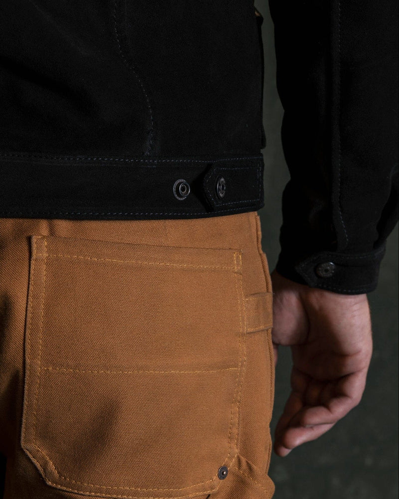 Suede Cabin Jacket - Black Bradley Mountain 