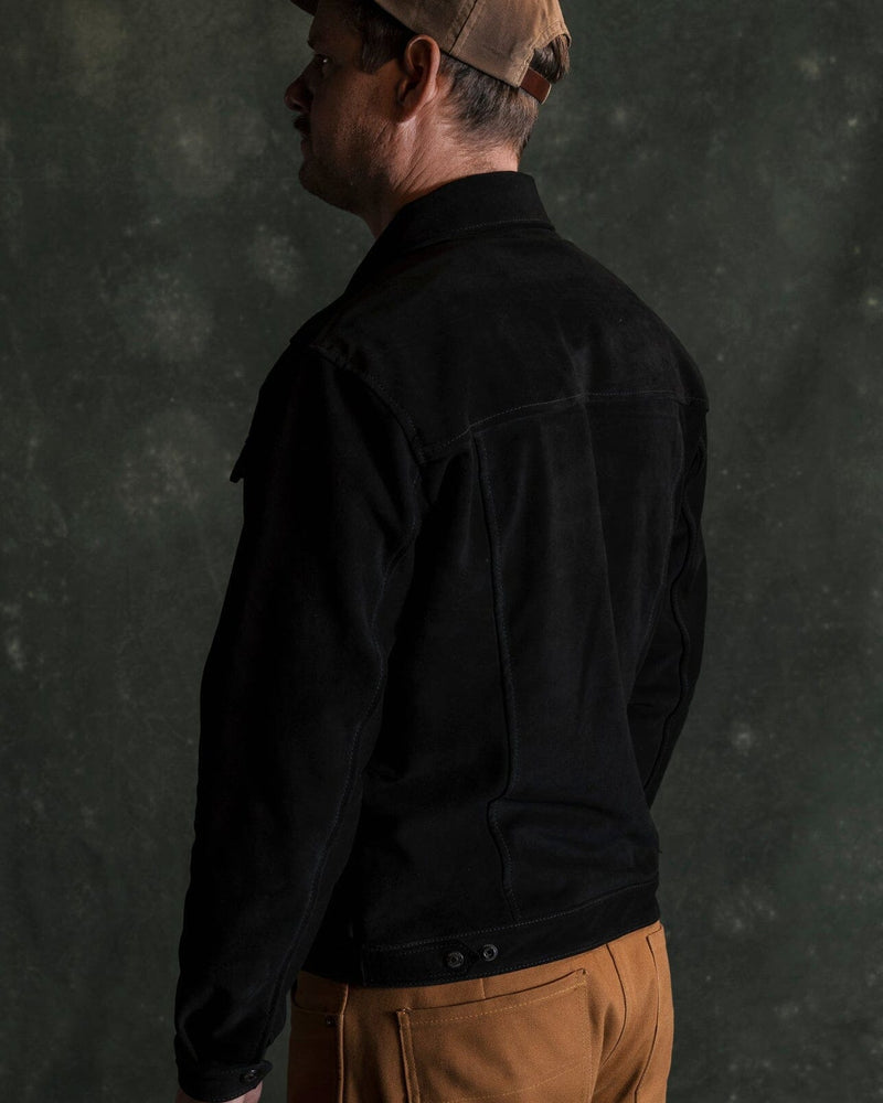 Suede Cabin Jacket - Black Bradley Mountain 