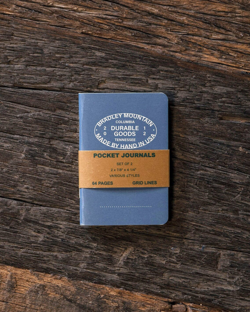 Pocket Journals - Blue - 2-Pack Bradley Mountain 