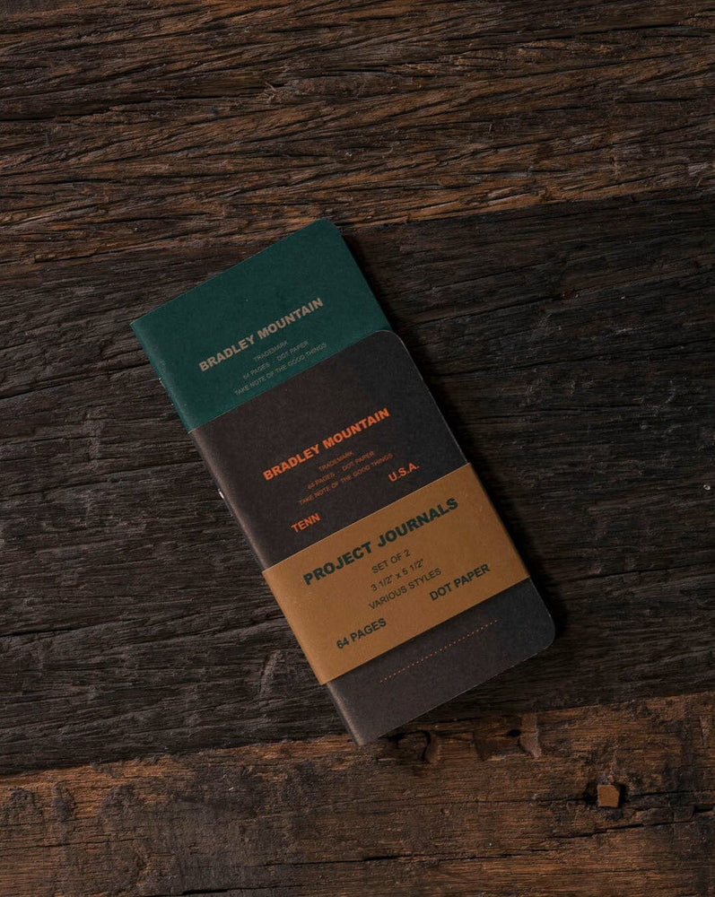 Project Journals - 3 1/2" x 5 1/2" - 2-Pack Bradley Mountain 