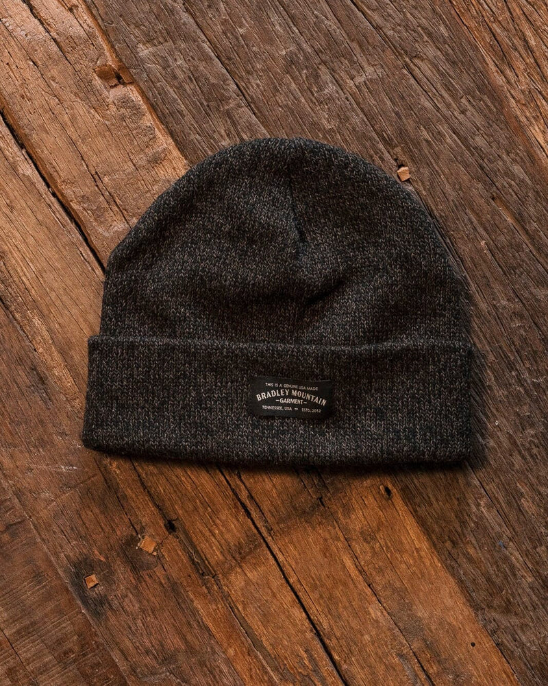 Melange Ragg Wool Beanie - Hunter Bradley Mountain 