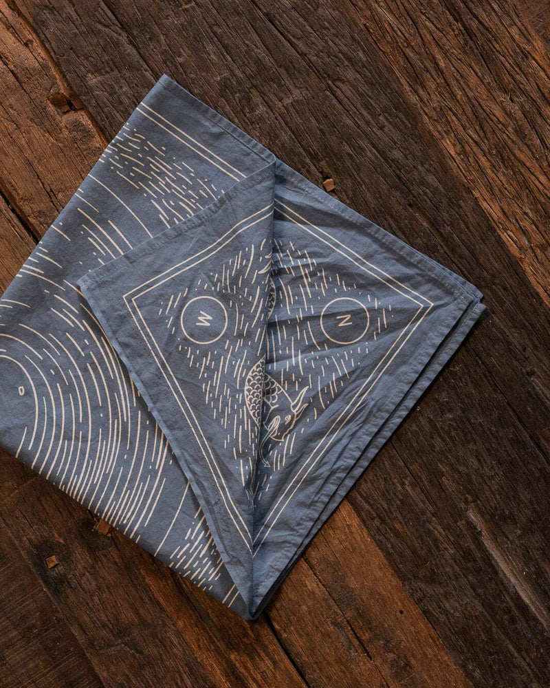 Sea Bandana - Denim/White Accessories Bradley Mountain 