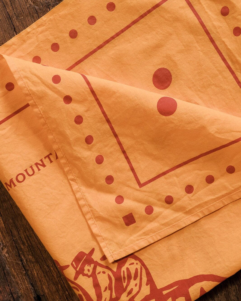 Wrangler Bandana - Gold/Red Accessories Bradley Mountain 