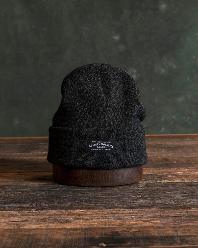 Melange Ragg Wool Beanie - Hunter Bradley Mountain 