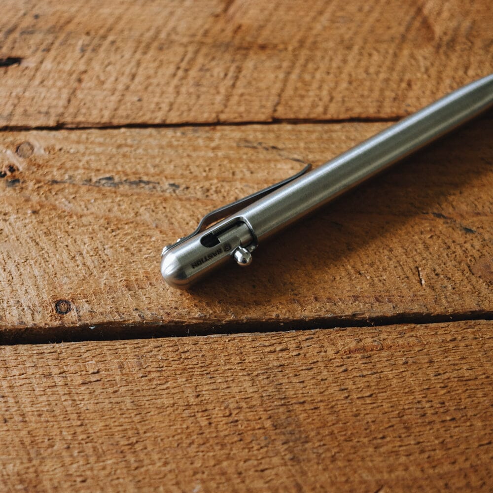 Bolt Action Stainless Steel Pen Bradley Mountain 