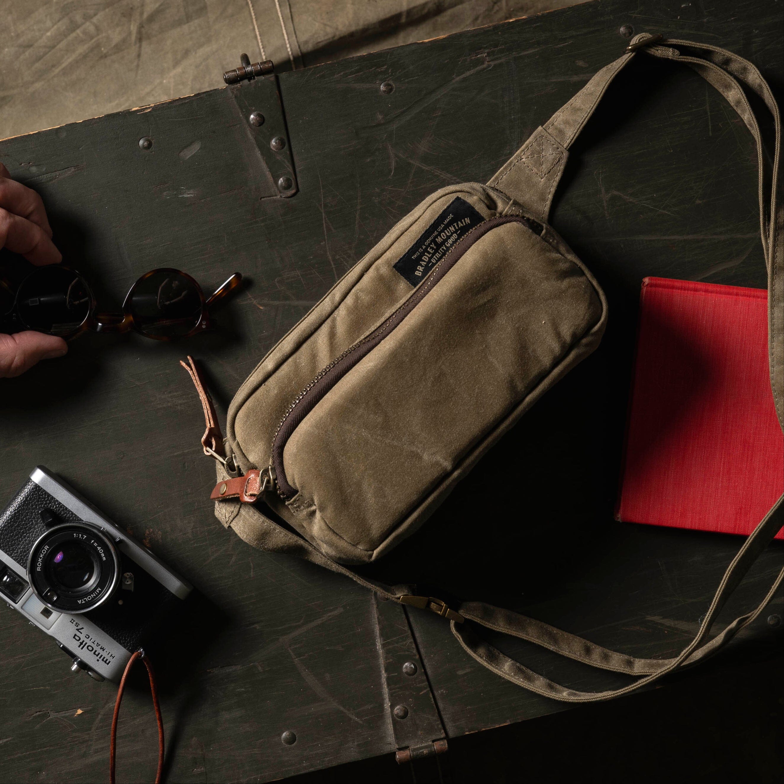 Pointer Crossbody Bag - Field Tan – Bradley Mountain