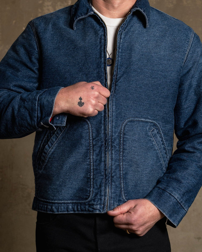 Piston Jacket - Washed Denim – Bradley Mountain