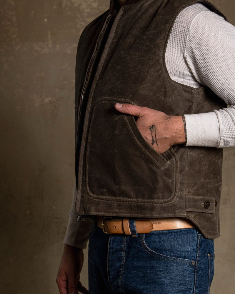 Piston Vest - Waxed Oak – Bradley Mountain