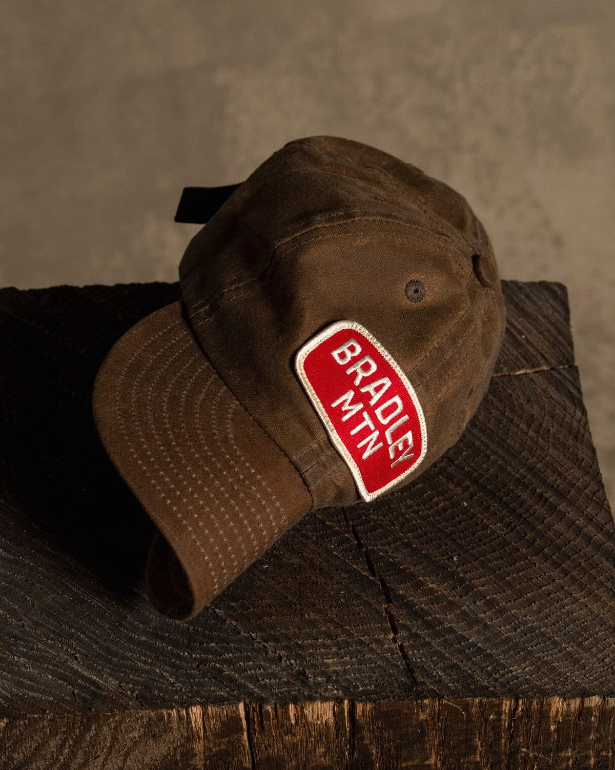 Old School Patch Cap - Chestnut Bradley Mountain 