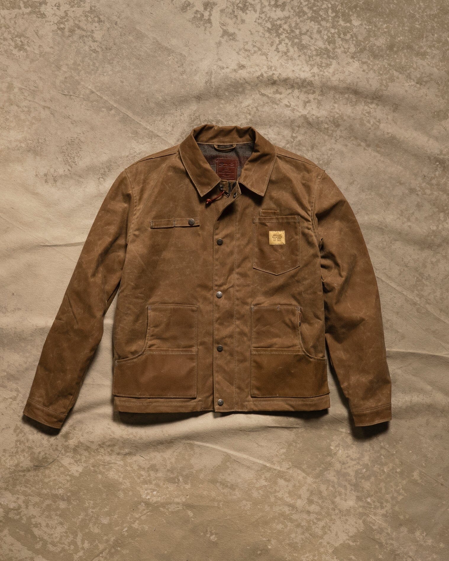 Cabin Jacket w/ Zipper - Brush Brown – Bradley Mountain