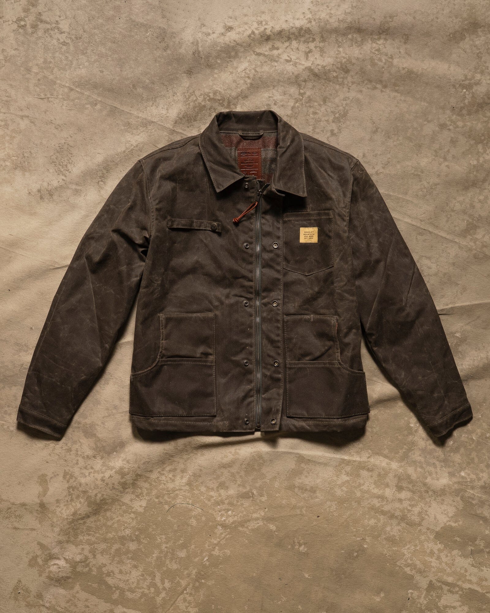 Cabin Jacket w/ Zipper - Oak – Bradley Mountain