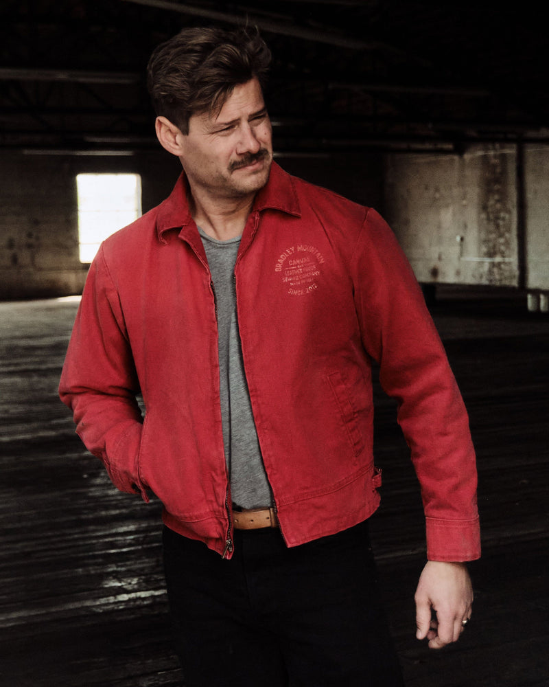 Club Jacket - Washed Red – Bradley Mountain