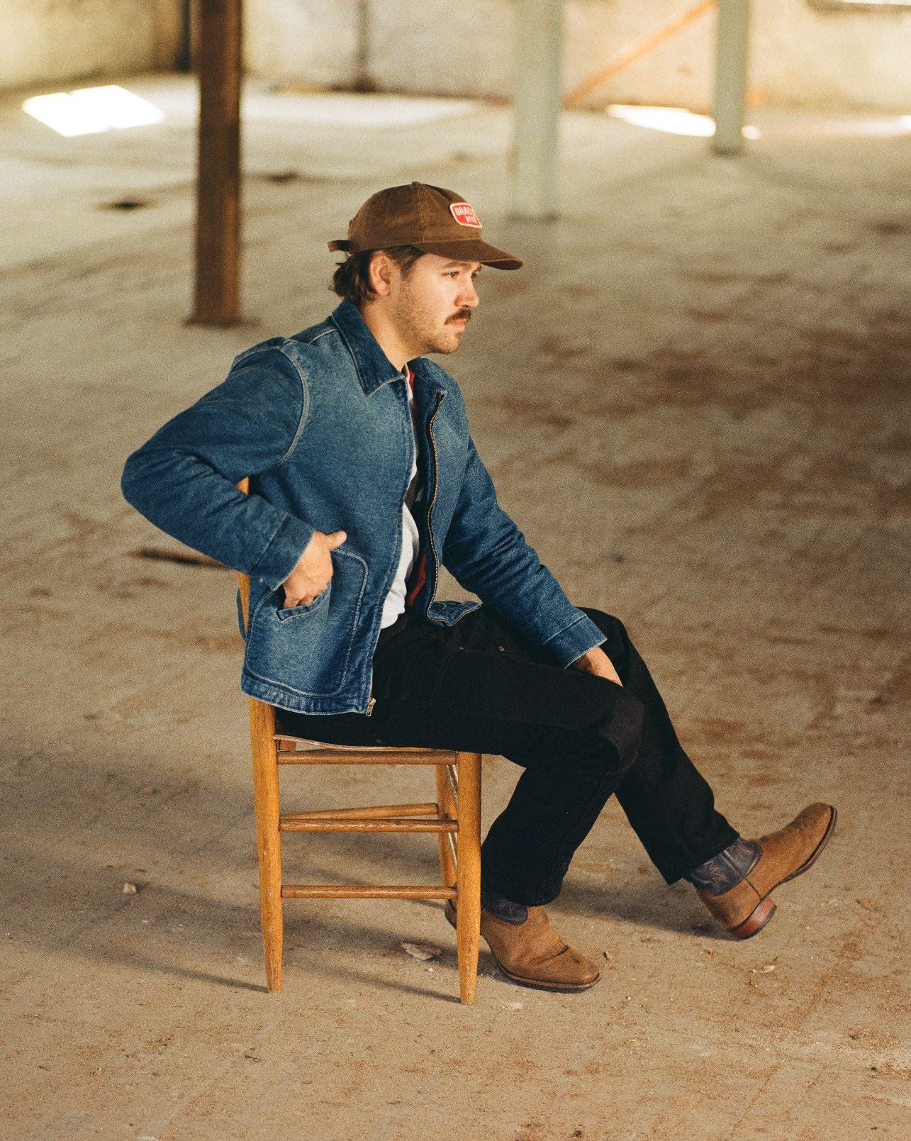Piston Jacket - Washed Denim Bradley Mountain 