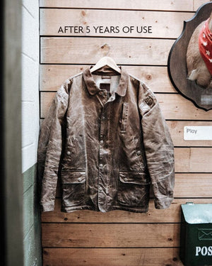 Field Jacket - Waxed Tan – Bradley Mountain