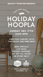 Holiday Hoopla - Live Holiday Show w/ The Deltaz and Zmed Brothers, Christmas shopping and vendors! Event Event 