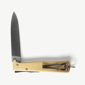 Brass Otter Clip Knife Bradley Mountain 