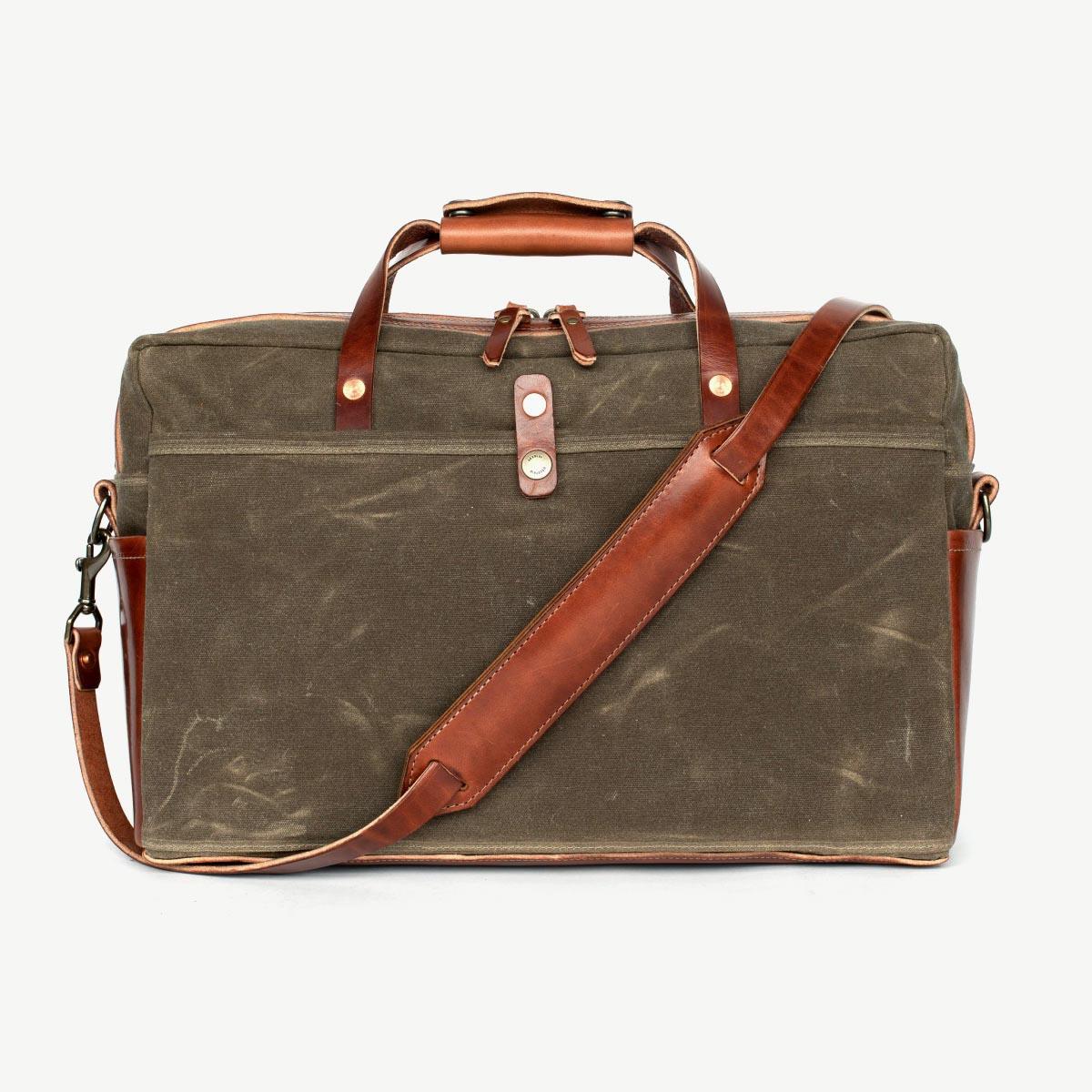 ブラッドリーマウンテン ザ・クーリエ ブリーフケース 2WAYバッグ 希少 Courier Briefcase - Field Tan – Bradley Mountain
