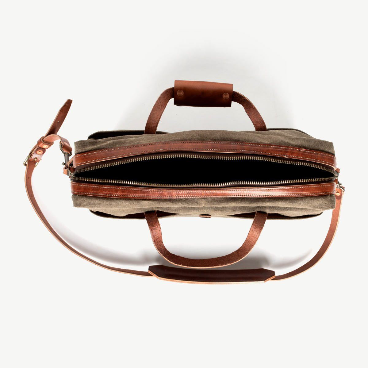 Courier Briefcase - Field Tan – Bradley Mountain