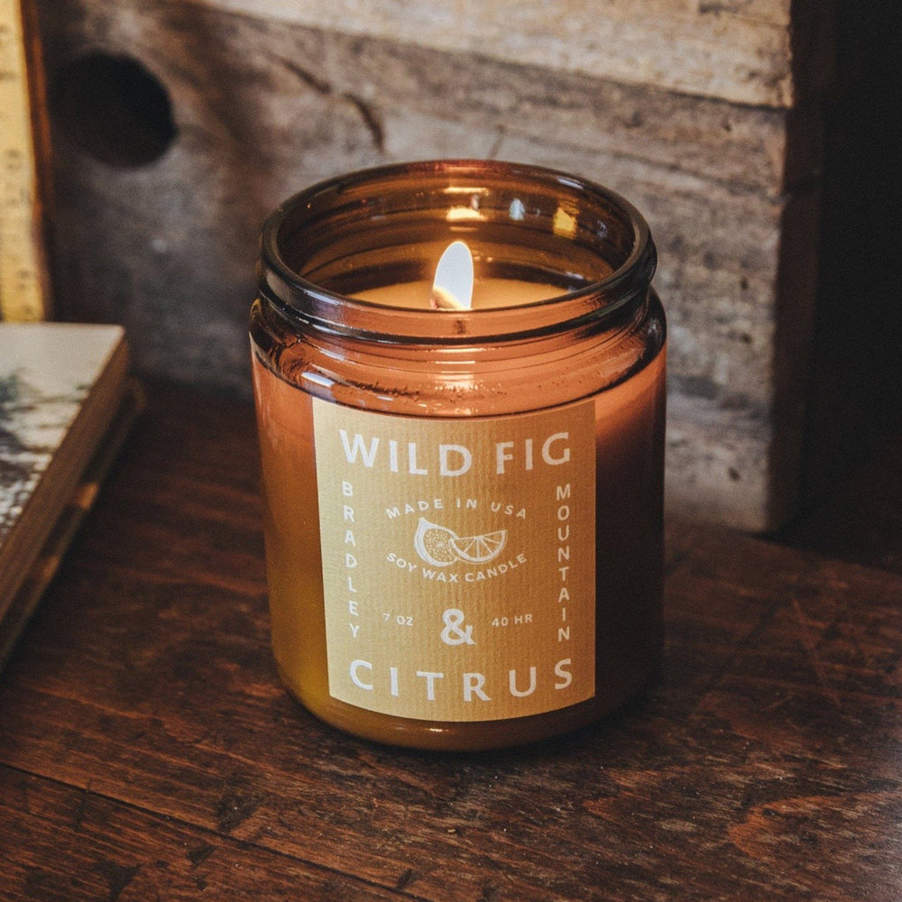 Wild Fig & Citrus Candle Bradley Mountain 