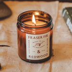 Fraser Fir & Redwood Candle Bradley Mountain 