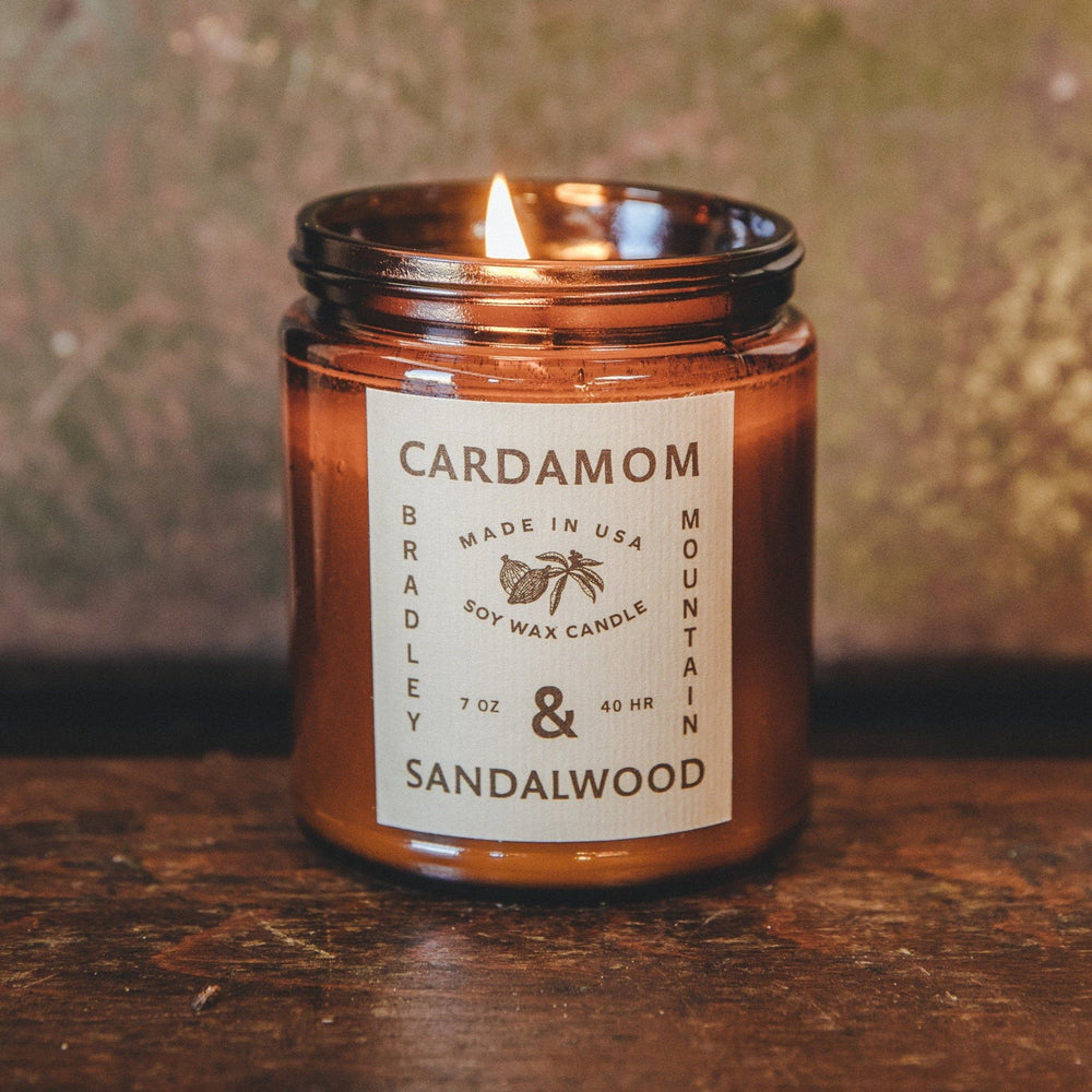 Cardamom & Sandalwood Candle Bradley Mountain 