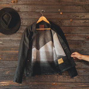 The long haul jacket in tobacco waxed canvas hotsell