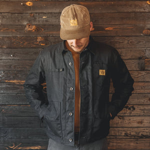 Cabin Jacket - Waxed Black Bradley Mountain 