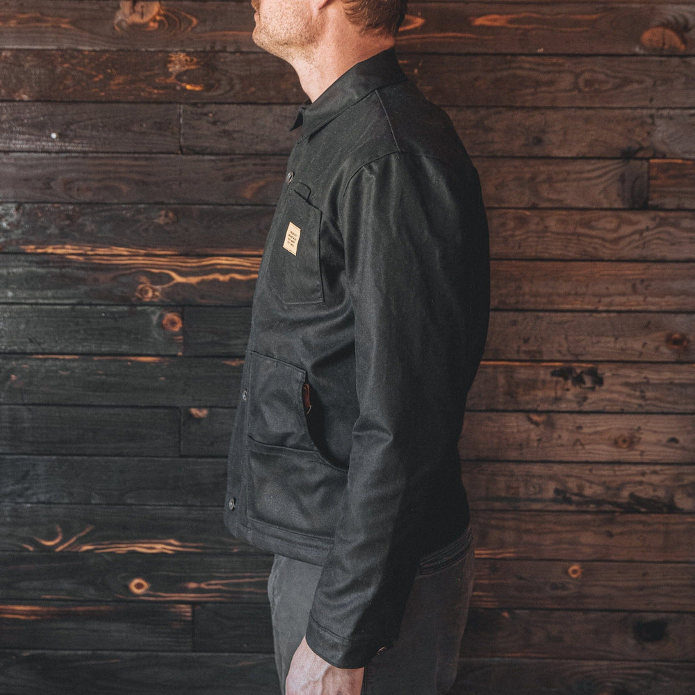 Cabin Jacket - Waxed Black Bradley Mountain 