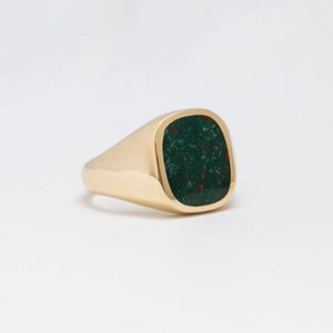 Bloodstone Signet Ring Bradley Mountain Gold 7 