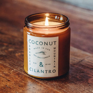 
            
                Load image into Gallery viewer, Coconut &amp;amp; Cilantro Candle Bradley Mountain 
            
        