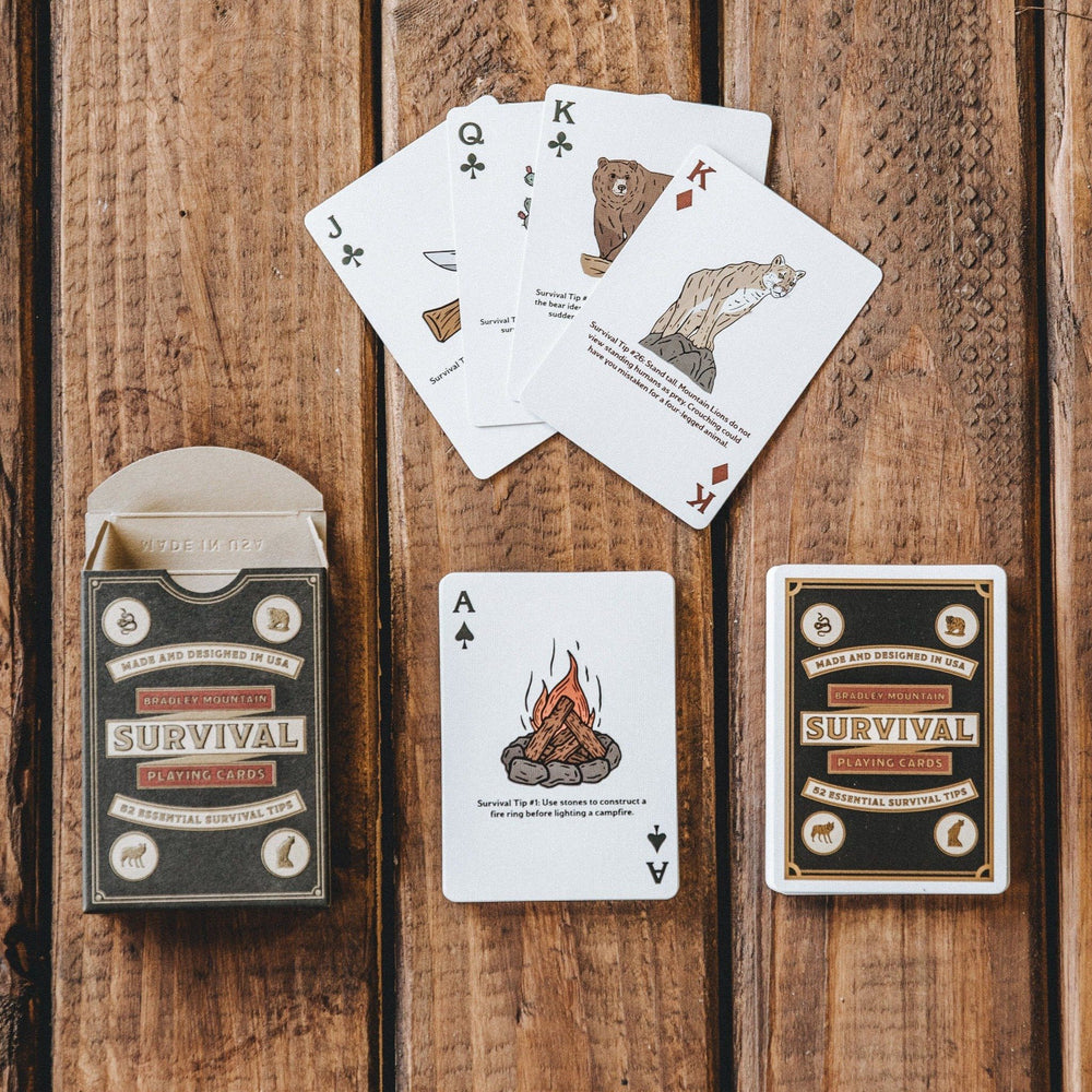 
            
                Load image into Gallery viewer, Survival Playing Cards Bradley Mountain 
            
        